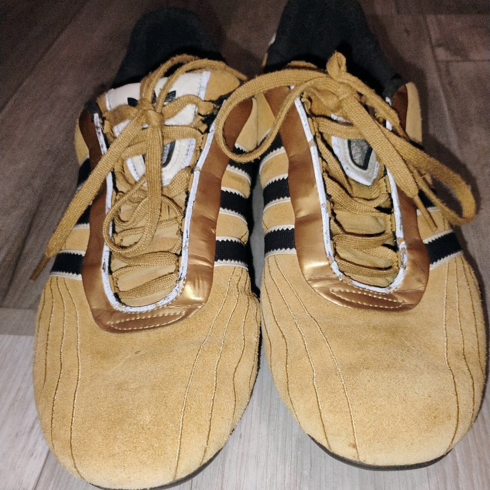 2007 Adidas Goodyear Racer Low Tan And Black Size 8